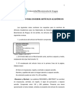 Lineamiento para Elaborar Articulo de Revisión Cualquier Diplomado PDF