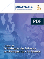 Manual de Estrategias de Litigio Con Enfoque de Genero