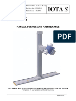 Iota S Iota S: Manual For Use and Maintenance