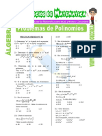 Problemas de Polinomios para Tercero de Secundaria