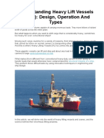 Understanding Heavy Lift Vessels (HLVS) Design, Operation and Types