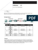 Lab 1: Basic Router Configuration - 6%: Topology Diagram