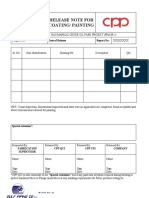 1 RELEASE NOTE FOR COATING PAINTING - 9686-QAQC-FRM-0086 Rev.1