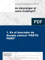 Instrucciones para Descargar Codesys