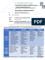 INFORME 10 Consolidado de Logros y Dificultades 2020