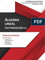 Factorizacion Lu - Trabajo Grupal.