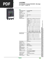 Product Data Sheet: Circuit Breaker Compact NSX630N - Micrologic 2.3 - 630 A - 3 Poles 3d