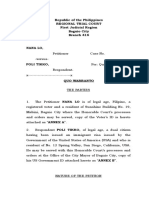 Republic of The Philippines Regional Trial Court First Judicial Region Baguio City Branch 416