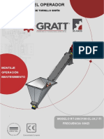 MANUAL ROSCA TRANSPORTADORA RT-200-2100-CL-24,7-TI - FREQUÊNCIA 50HZ-ES - Rev1