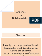 Anaemia by DR - Fakhria Jaber