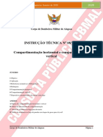 IT 09 - 2020 CBMAL - Compartimentação Horizontal e Vertical