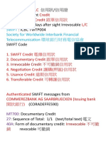 Swift Society for Worldwide Interbank Financial Telecommunication 環球銀行財務電信協會