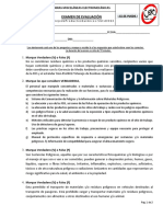 Examen de Evaluación: Obras Misceláneas Electromecánicas