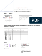 Multiplicación de Matrices