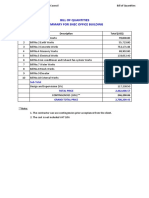 Bill of Quantities Summary For Snec Office Building: Item. No Description Total (US$)