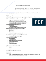 Elaboracion de Programa de Supervision