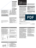 MXG-5000S: FCC Information About Ce and