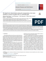 The Liquid Wave Characteristics During The Transportation of Air-Water Stratified Co-Current Two-Phase Flow in A Horizontal Pipe