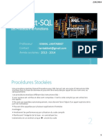 3.SGBD (Procédure & Fonctions)