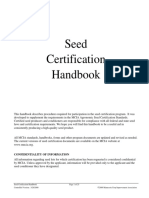 Seed Certification Handbook