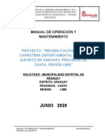 Manual de Operacion y Mantenimiento