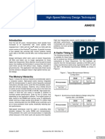 High Speed Memory Design Techniques An4010 12