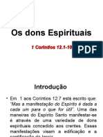 Os Dons Espirituais - Parte 2