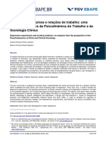 Linhares, Siqueira - 2014 - Vivências Depressivas e Relações de Trabalho Uma Análise Sob A Ótica Da Psicodinâmica Do Trabalho e D