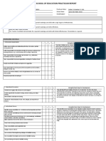 Placement Evaluation Report Year 2