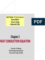 Heat Conduction Equation: Heat Transfer: A Practical Approach Second Edition Yunus A. Cengel Mcgraw-Hill, 2002