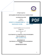 Iot Based On Device Fault Detection Final Report 8TH SEM