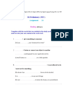 B1 Preliminary (PET) Assignment - 24 - Reading - Pet 1.3 by Ei Thinzar Htun