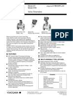 General Specifications: Model DY Model DYA Vortex Flowmeters