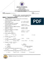 Module 2: Trigonometric Identities