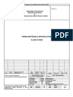 Piping Materials Specification Class D15Kd