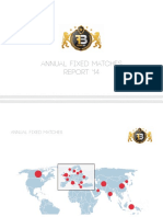 Federbet Annual Fixed Matches Report 2014