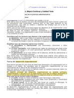 1.4 Enfoques Actuales Mejora Contínua y Calidad Total