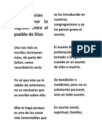 Consecuencias de Profanar Lo Sagrado Entre El Pueblo de Dios