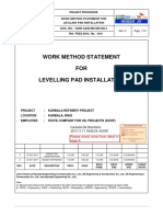 Levelling Pad Installation Procedure