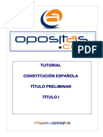 Tutorial CE - Título Preliminar y Título I