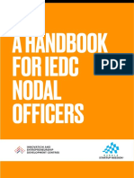 A Handbook For Iedc Nodal Officers