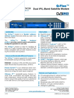 Q-Flex™: Dual IF/L-Band Satellite Modem