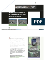 How To Upload Photos To Facebook at The Best Quality Possible