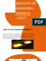 6.1 Clasificación de Los Procesos de Tratamientos Térmicos