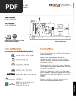 Industrial Diesel Generator Set: Standby Power Rating