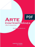 Arte Contemporanea Uma Introducao - Anne Cauquelin