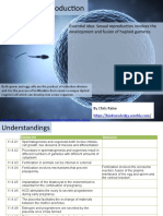 11.4 Sexual Reproduction: Essential Idea: Sexual Reproduction Involves The Development and Fusion of Haploid Gametes