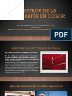 Maestros de La Fotografía en Color