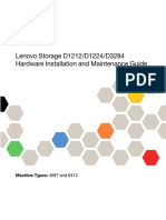 Hardware Installation Maintenance Guide Lenovo Storage d1212 d1224 d3284