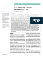 Advances in The Diagnosis and Management of Neck Pain